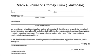 Medical Power of Attorney